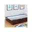 Lit escamotable en bois massif de style transitionnel avec lit superposé double au-dessus d'un lit double et couchette en noyer foncé inclus-999476093-999476094