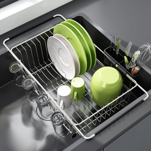 Stainless Steel In Sink Dish Rack