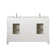 Mannie 60'' Double Bathroom Vanity with Engineered Marble Top