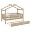Lit maison avec lit gigogne-996531225
