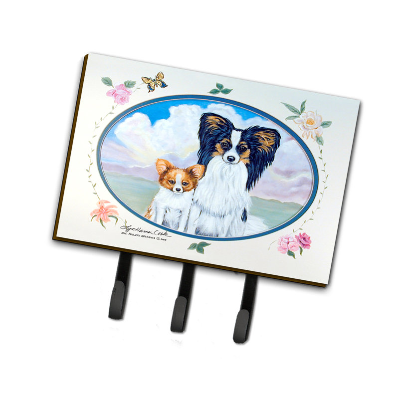 Porte-laisse papillon et crochet à clé