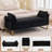66"W Upholstered Flip Top Teddy Storage Bench King Size with Gold Legs,Curverd Armrest and 2 Pillows -1320527178-1334356984