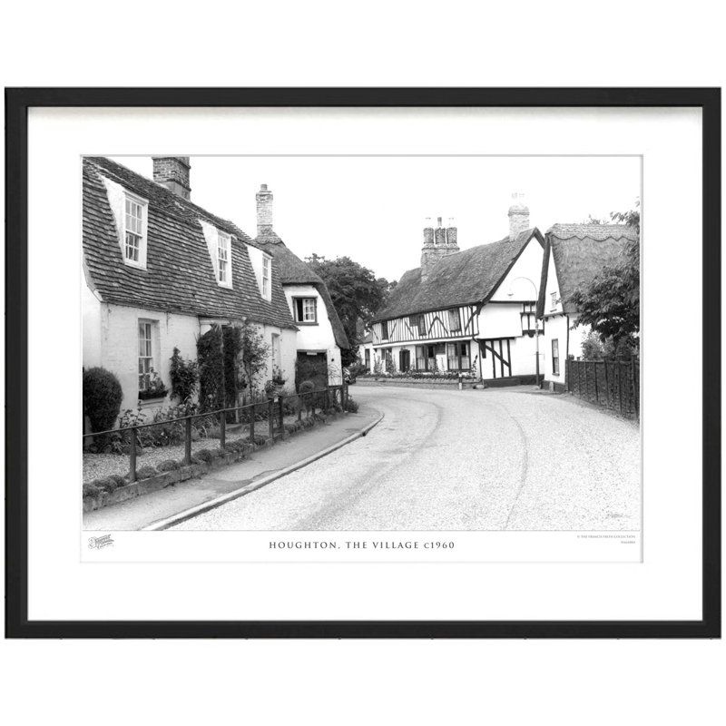 Houghton, The Village C1960 by Francis Frith - Single Picture Frame Print, 28cm H x 36cm W x 2.3cm D