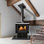 Poêle à bois Ashley Hearth AW2520E-P de 2 500 pi² avec pattes et socle