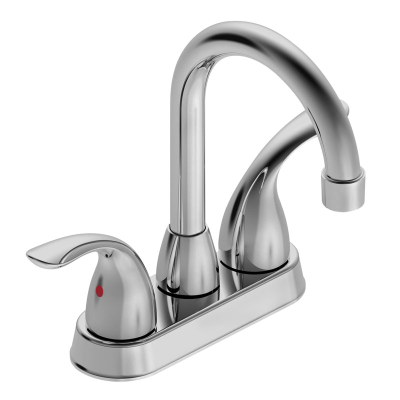 2 Bathroom Sink Faucet In , 12.13", 360 Swivel Spout, Deck Mounted, , Stain , Plate Stain-, Included, Brushed Nickel