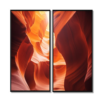 Canyon Antelope Harmony I - Paysages, Arizona, impressions sur toile, 2 panneaux