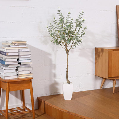35.43 " H Faux Eucalyptus Tree