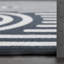 Tapis intérieur / extérieur bleu en polypropylène touffeté à la machine Balchand-86811343