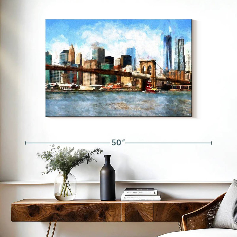 Pont Nicci Brooklyn, New York, H 26 po x l 39 po