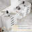Wimer 84” Double Sink Bathroom Vanity With Makeup Countertop, Double Sink Tops, Zinc Alloy Faucets