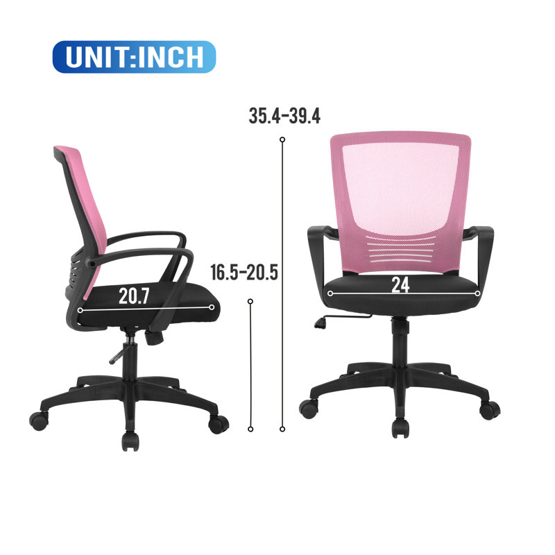 Chaise de dessinateur , Rose