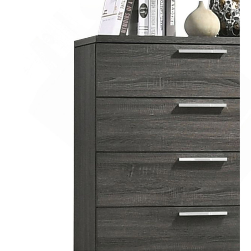 Commode à finition chêne gris