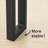 47"–85" Extendable Oval Black Pedestal Dining Table With Bouclé Upholstered Chairs-214307644