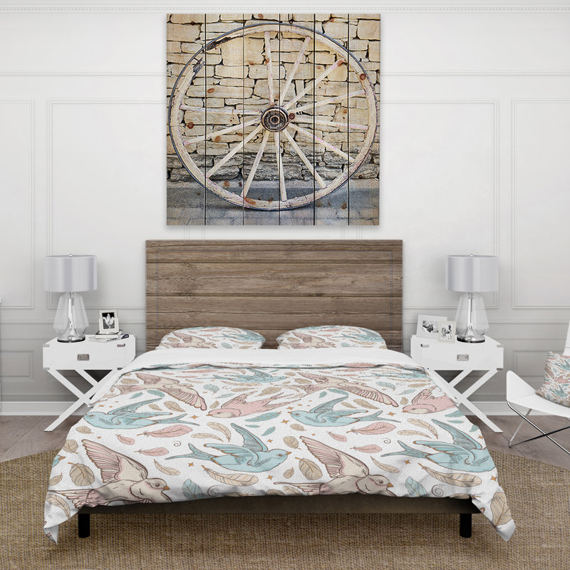 Ensemble de housse de couette country, Housse de couette très grand + 2 taies décoratives