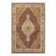 Fine Hand Knotted Silk & wool Tabriz design 4'2'' X 6'2''