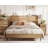 Deundre Ergonomic Metal Platform Bed-655980951-655980952
