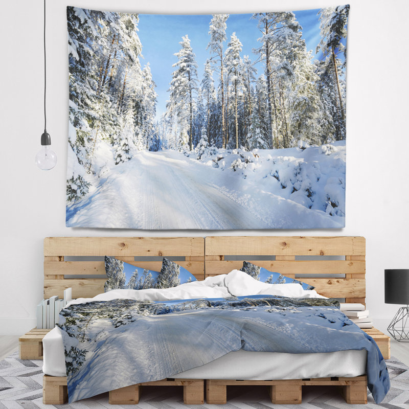 Tapisserie Schafer Blue Winter, H 32 po x l 39 po
