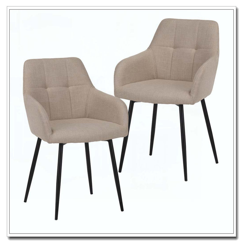 Dining Chair With Backrest And Wide Seat