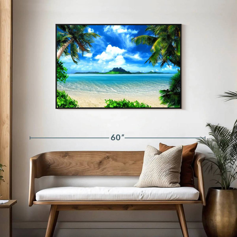 Serene Izidora Scene, Floating Frame Black, 43" X 29"