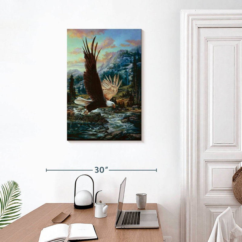 Brampt In Flight, 30" H x 20" W