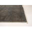 Tapis gris en laine noué à la main 6 pi 7 po x 9 pi 2 po années 1980