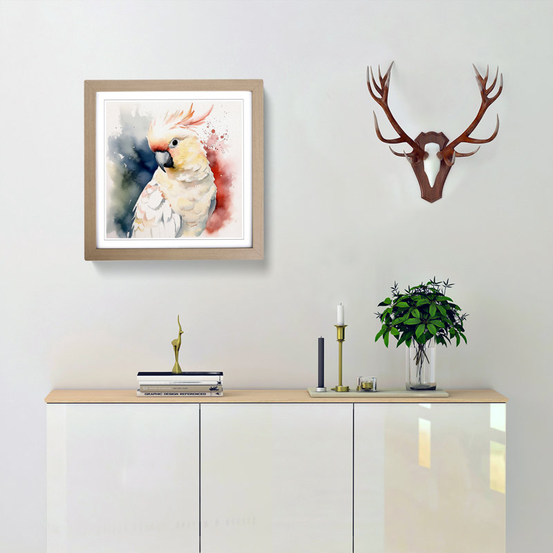 Single Picture Frame Print on Wood, Oak