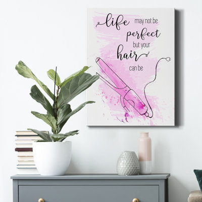 «Perfect Hair» par Tava Studios, reproduction d'art sur toile tendue