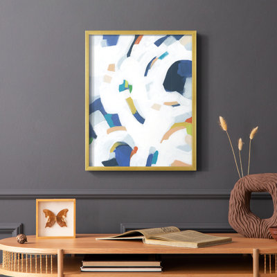 Bright Orbit II, reproduction encadrée - bois massif