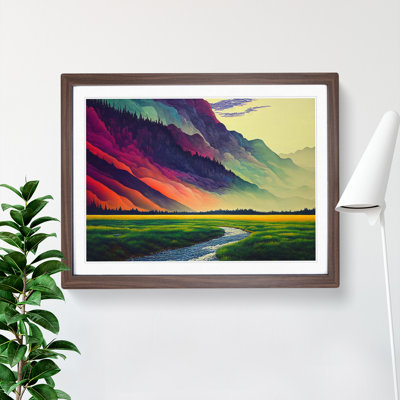 Mountain River - Framed Print
