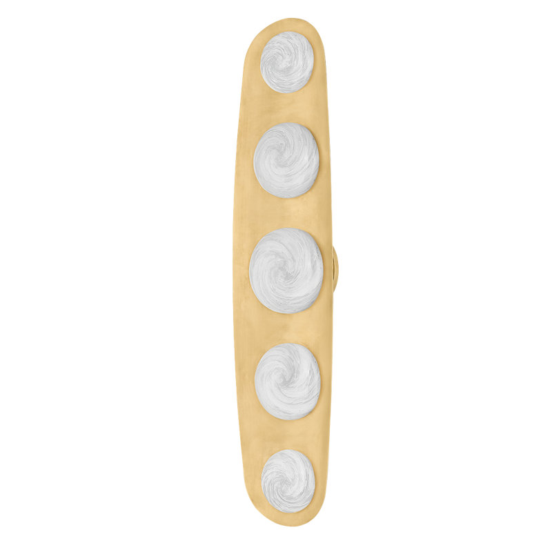 BEZEL Light Integrated LED Wall Sconce by Noz Nozawa for Corbett Lighting, 30.5" H x 7" W x 2.5" D