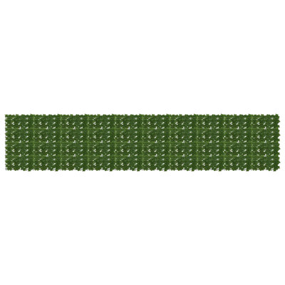 Vidaxl Balcony Screen With Leaves Garden Sunshade Dark Green/Green Multi Sizes