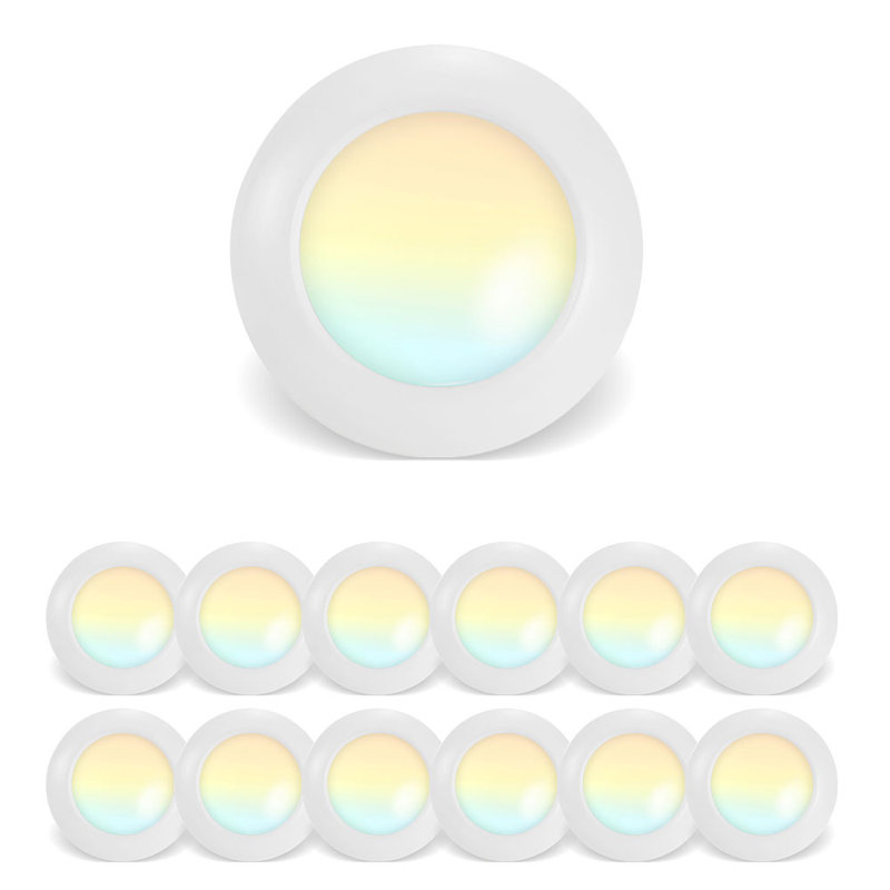 9.37" Selectable CCT New Construction LED Recessed Lighting Kit