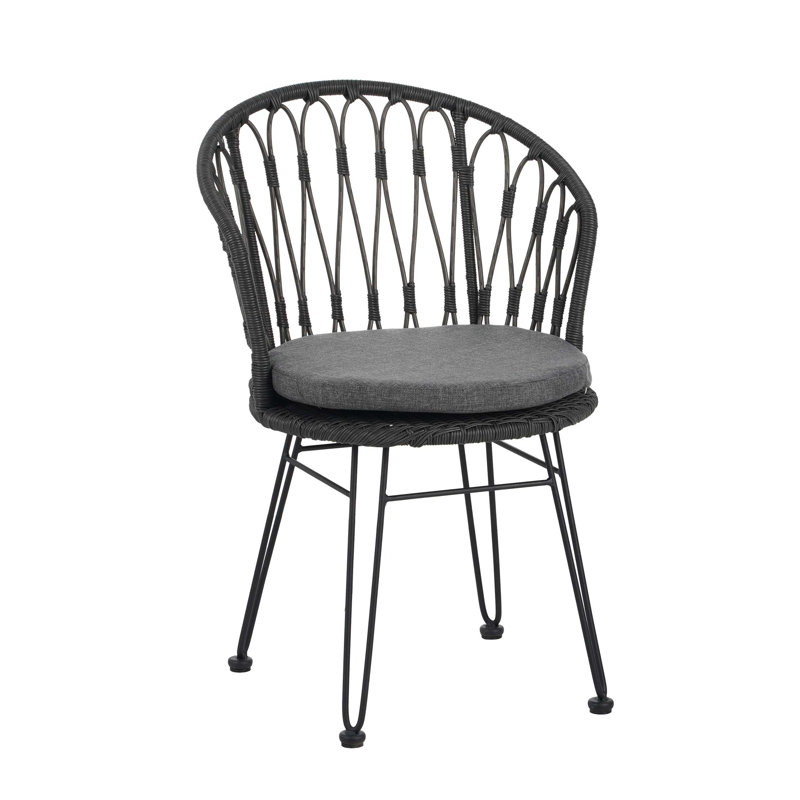 Chaise Tavon, 2 pièces avec 2 coussins
