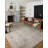 Monroe Oriental Machine Woven Polyester Area Rug in Gray/Ivory-87054027