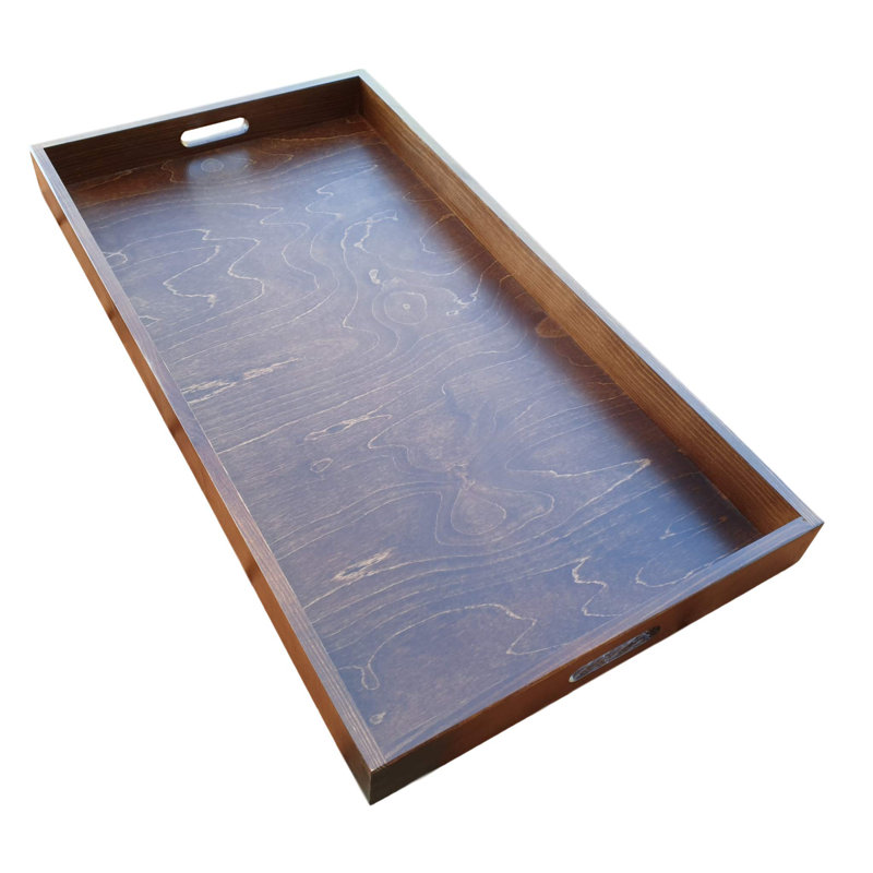 Union Rustic Wood Tray