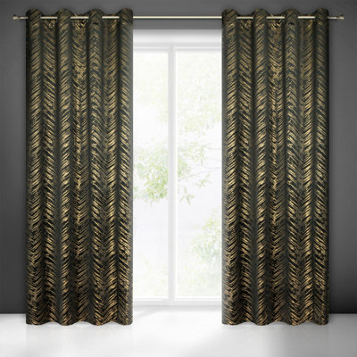 Adelya Blackout Curtains Single Panel