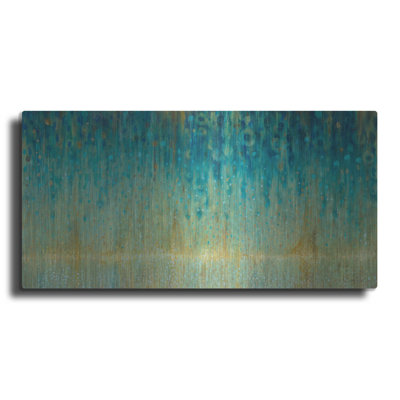Ivy Bronx 'Rain Abstract I Panel' by Danhui Nai, Metal Wall Art