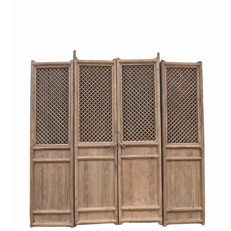 Unfinished Pine Folding Screen Doors