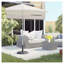 Base de parasol ronde en bronze bronze pour parasols de marché, convient aux poteaux de 1,5 po et 1,89 po, support de table de patio robuste