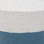 Ensemble de 2 vases de table en bois blanc / gris / bleu Judith