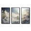 Abstrait Snowy Winter Mountains III - Art abstrait paysage mural-1696595974-1696595972