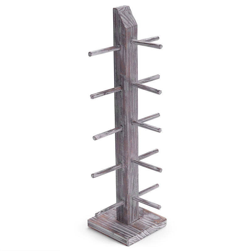 5-Pair Tabletop Sunglasses Tiered Jewellery Stand, Brown/Grey
