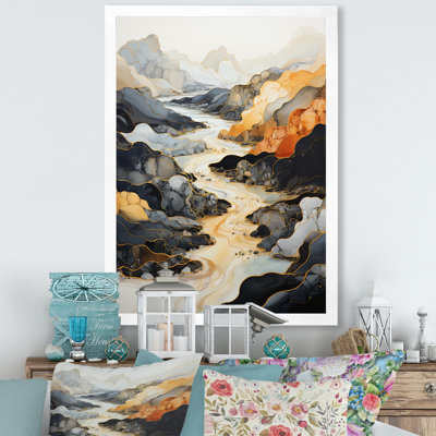 «Meandering River Endless Journey III», reproduction d'art sur toile