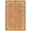 Tapis Delta2 traditionnel persan audacieux orange, vert et crème, lavable en machine, antidérapant, à poils courts, pour intérieur et extérieur, adapté aux animaux domestiques, idéal pour le salon, la chambre, la salle à manger, l'entrée, le corridor ou le bureau.-1535731356
