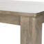Sedia Mango Wood 78" Dining Table Ash Natural
