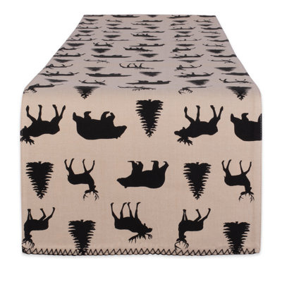 Kehoe Plaid Reversible Embellished Table Runner
