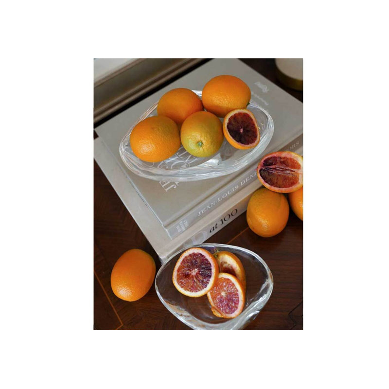 Chatherine Handmade Crystal Decorative Plate Set
