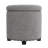 Mayen 19" Wide Round Storage Ottoman-413316583