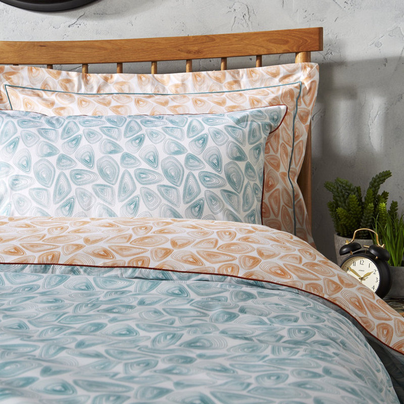Scruggs Percale Duvet Cover Set Set, Single  Duvet Cover + 2 Standard Pillowcases