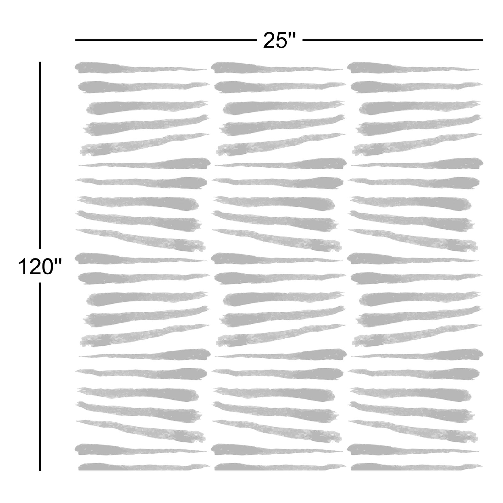 Nomad Modern Striped Peel & Stick Wallpaper, Black/White, Self-adhesive